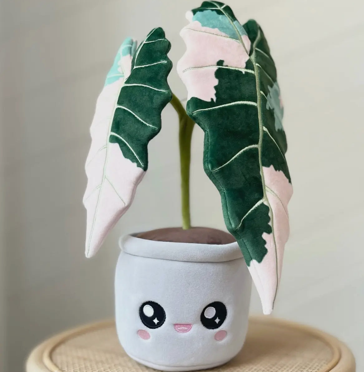 Variegated Alocasia Amazonica Plushie