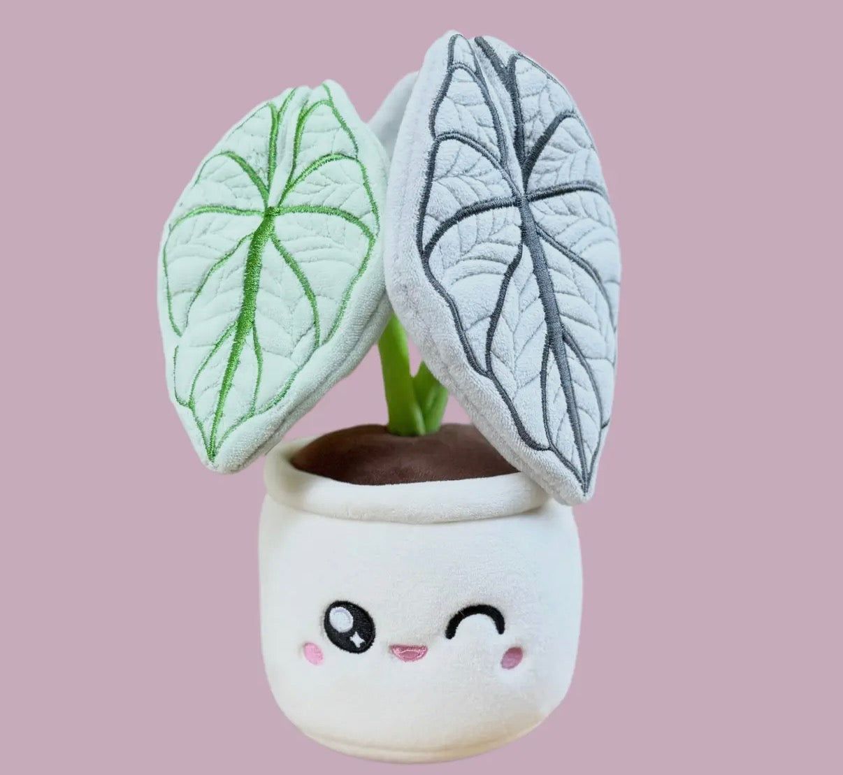 Alocasia Silver Dragon Plushie